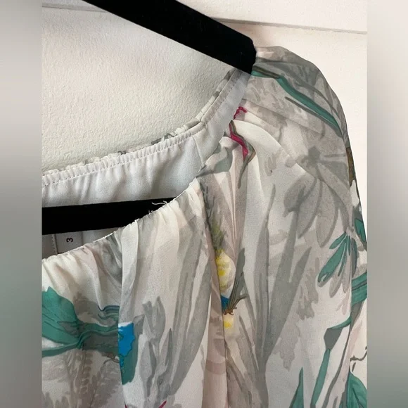 Ted Baker London Women’s Lida Floral‎ Romper Silk Blend Size 8 Jumpsuits & Rompers